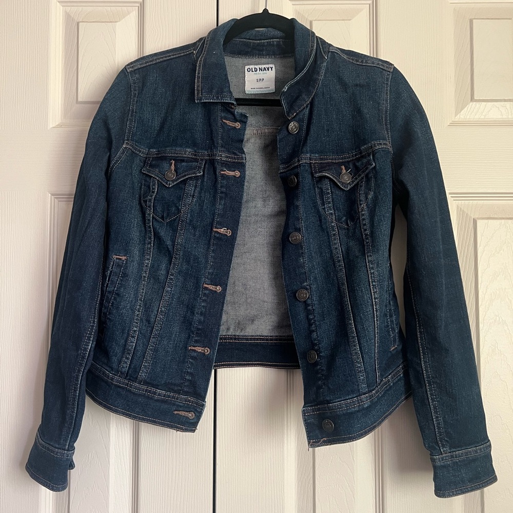 Old Navy Classic Blue Denim Jacket Size Small-NWOT